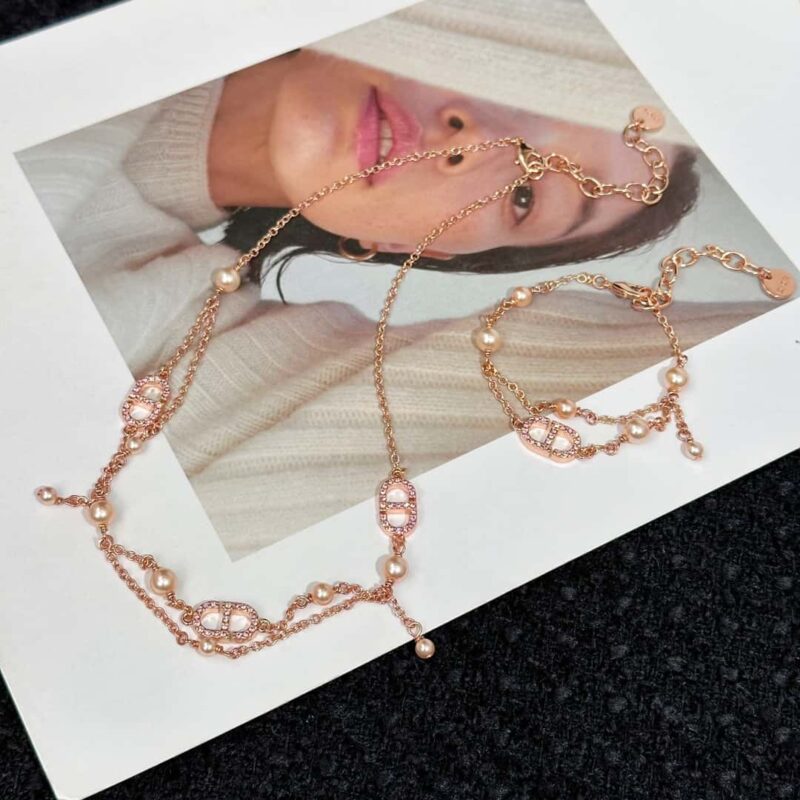 ☑️DIOR迪奥Dior 珍珠CD 手链项链 - Image 11