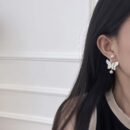 ☑️DIOR迪奥蝴蝶大小珍珠耳钉耳环