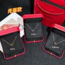 新品 ☀卡地亚Cartier LOVE系列 光面双环项链 ☀