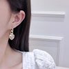 香奈儿耳钉 ☀️☑️ 香奈儿c2双c金色桃心爱心耳钉耳环 ☀️