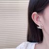 香奈儿耳钉耳环 ☀️☑️ 香奈儿c1双c金色大小钻耳钉耳环 ☀️