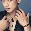 wsxc1718897812234_3.jpg 磨砂款 尼龙绳 钢丝绳☀️费雷德 Fred磨砂黑武士手绳手链 ☀️