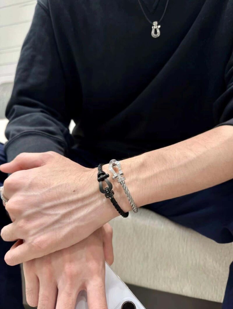 磨砂款 尼龙绳 钢丝绳☀️费雷德 Fred磨砂黑武士手绳手链 ☀️ - Image 7