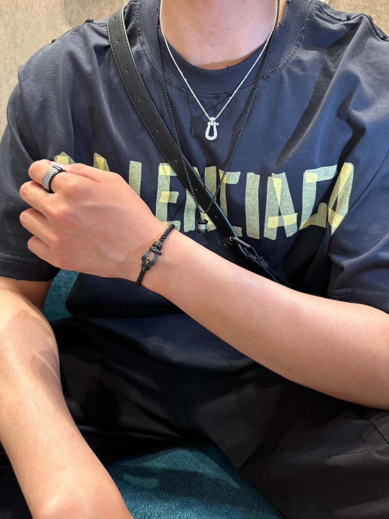 磨砂款 尼龙绳 钢丝绳☀️费雷德 Fred磨砂黑武士手绳手链 ☀️ - Image 8