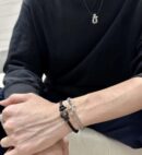 磨砂款 尼龙绳 钢丝绳☀️费雷德 Fred磨砂黑武士手绳手链 ☀️