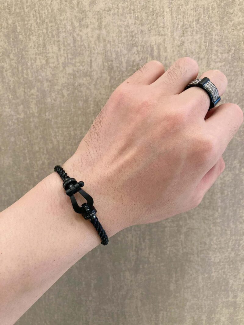 磨砂款 尼龙绳 钢丝绳☀️费雷德 Fred磨砂黑武士手绳手链 ☀️ - Image 15
