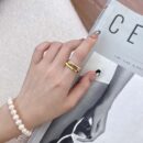 新品新版☀原单高版本 ☀卡地亚Cartier TRINITY枕形三色环项链 戒指 ☀