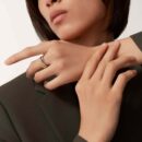 新品新版☀原单高版本 ☀卡地亚Cartier TRINITY枕形三色环项链 戒指 ☀