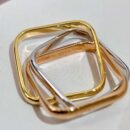 新品新版☀原单高版本 ☀卡地亚Cartier TRINITY枕形三色环项链 戒指 ☀