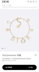 ☑️DIOR迪奥流苏字母五角星手链 项链
