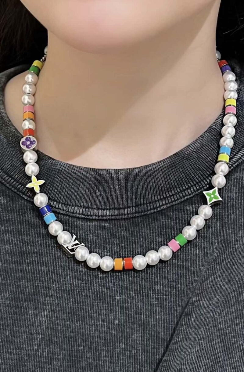 LV路易威登MNG PEARLS PARTY 项链 手链 ☀️ - Image 9
