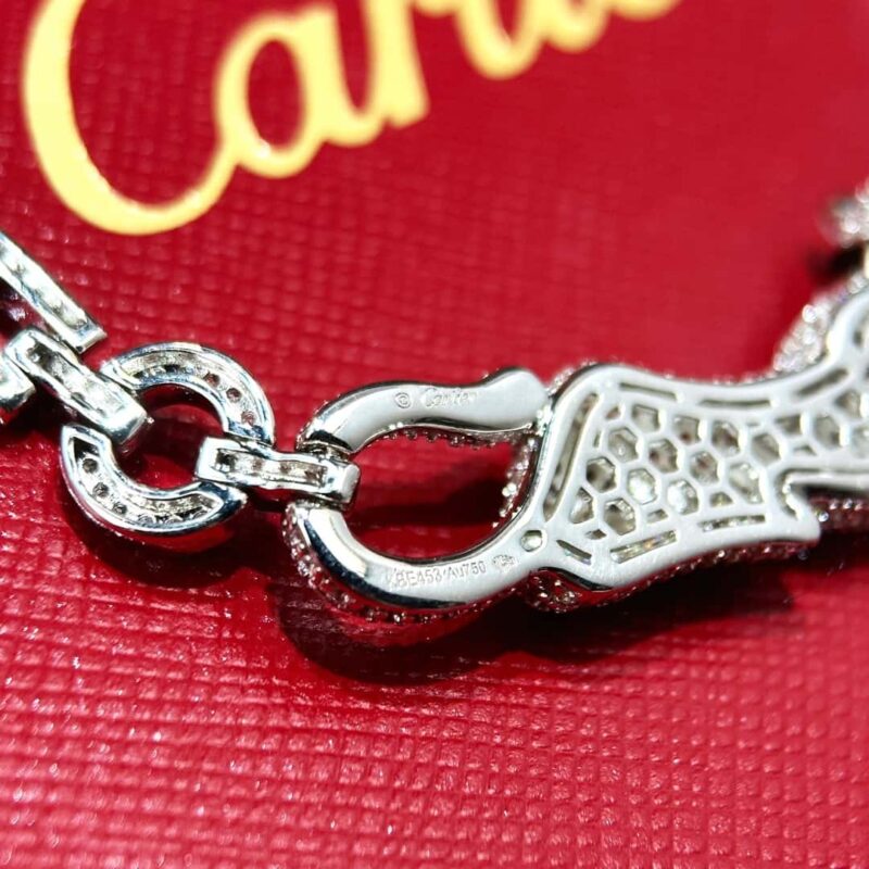新品 ☀卡地亚Cartier丛林系列满钻豹子项链 手链 ☀ - Image 9