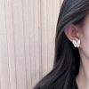 Van Cleef &Arpels 梵克雅宝Two Butterfly满钻蝴蝶耳环耳拍