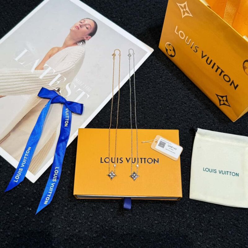 ☀原单货 ☀Louis Vuitton 路易威登菱形灰贝项链 ☀ - Image 10