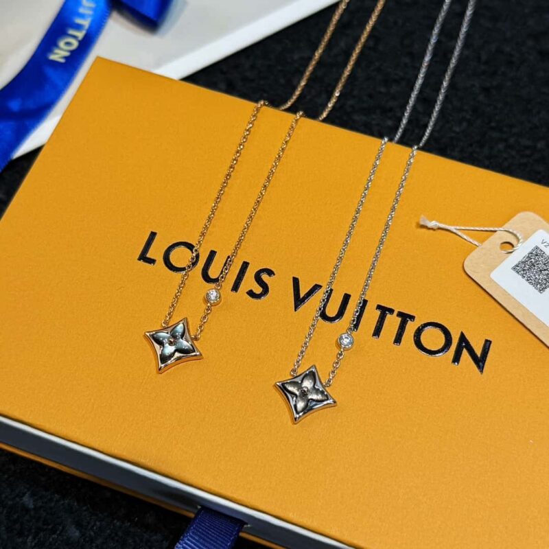 ☀原单货 ☀Louis Vuitton 路易威登菱形灰贝项链 ☀ - Image 11