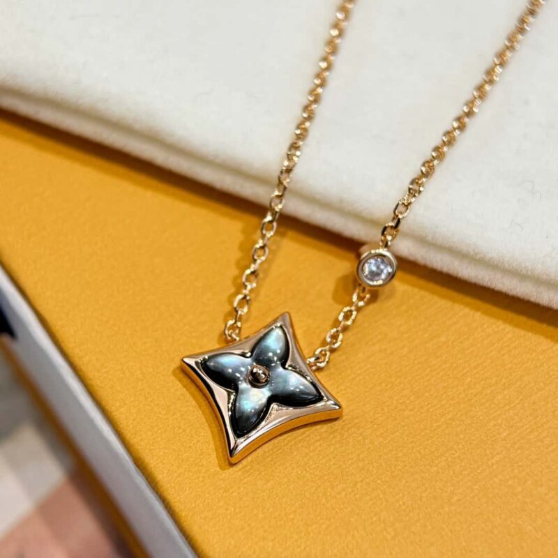 ☀原单货 ☀Louis Vuitton 路易威登菱形灰贝项链 ☀ - Image 13