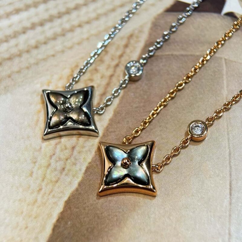 ☀原单货 ☀Louis Vuitton 路易威登菱形灰贝项链 ☀ - Image 16