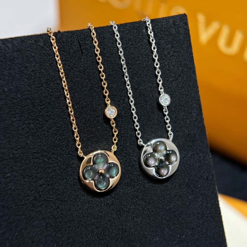 ☀原单货 ☀Louis Vuitton 路易威登菱形灰贝项链 ☀ - Image 6