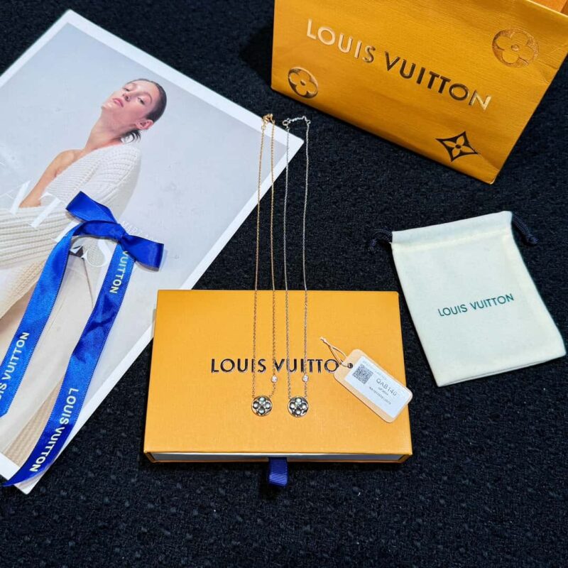 ☀原单货 ☀Louis Vuitton 路易威登菱形灰贝项链 ☀ - Image 7