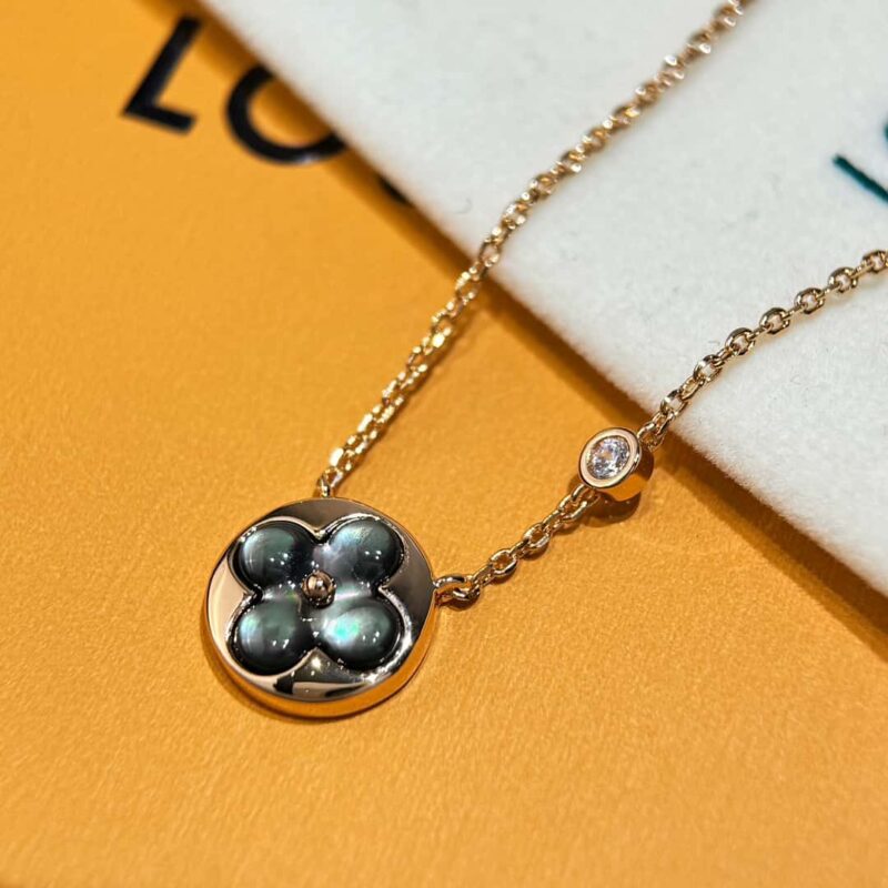 ☀原单货 ☀Louis Vuitton 路易威登菱形灰贝项链 ☀ - Image 9