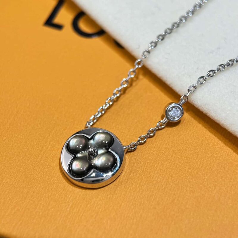 ☀原单货 ☀Louis Vuitton 路易威登菱形灰贝项链 ☀ - Image 10