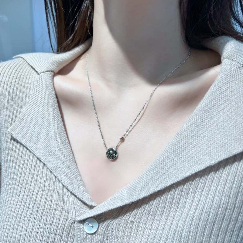 ☀原单货 ☀Louis Vuitton 路易威登菱形灰贝项链 ☀ - Image 4