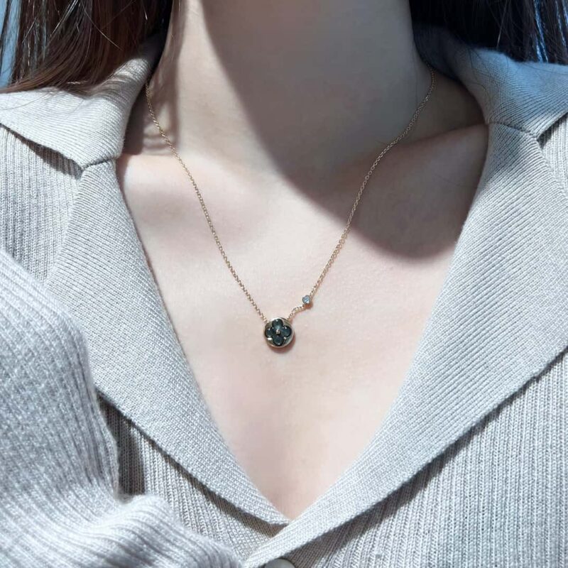 ☀原单货 ☀Louis Vuitton 路易威登菱形灰贝项链 ☀ - Image 5