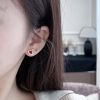 ☀️BVLGARI宝格丽DIVAS’ DREAM 带钻红玉髓绿松石扇子耳钉耳环 ☀️