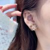 ☀️☑️ 香奈儿双c花朵耳钉耳环 ☀️