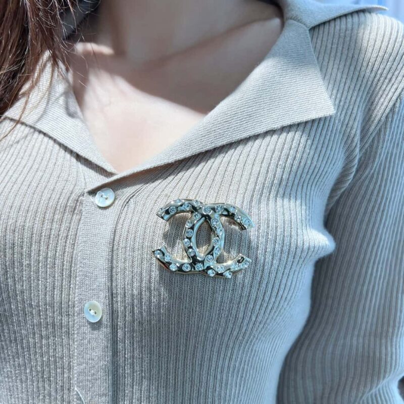 ☀️☑️ 香奈儿双c满钻胸针 ☀️ - Image 6