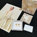 ☑️DIOR迪奥CD粉色珍珠耳钉耳环