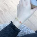 DIOR迪奥CD字母桃心爱心手链项链