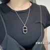 ☑️ 爱马仕HERMES猪鼻Chaine d’Ancre项链