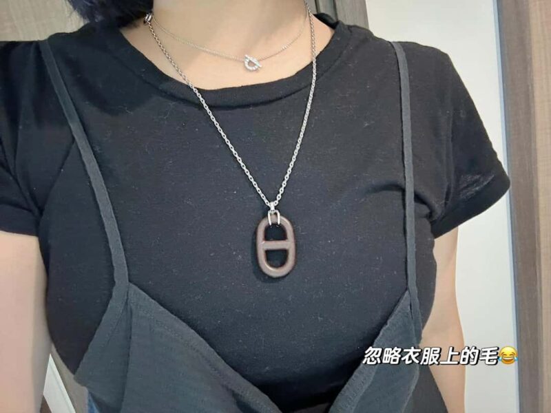 ☑️ 爱马仕HERMES猪鼻Chaine d’Ancre项链 - Image 8