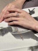 ☑️TIFFANY&Co. 满钻琴弦戒指