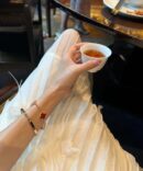 CNC版本 ☀️Van Cleef &Arpels 梵克雅宝红玛瑙四叶草五花手链 ☀