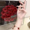 CNC版本 ☀️Van Cleef &Arpels 梵克雅宝红玛瑙四叶草五花手链 ☀