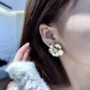 ☀️☑️ 香奈儿双c圆形耳钉耳环 ☀️