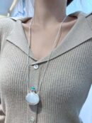 ☑️TIFFANY&Co. 光面酒壶水壶项链