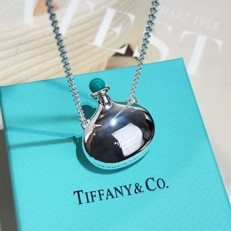☑️TIFFANY&Co. 光面酒壶水壶项链 - Image 9