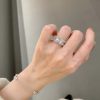 ☑️TIFFANY&Co. 半满钻方钻戒指