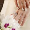☑️TIFFANY&Co. 半满钻方钻戒指
