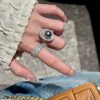 ☑️TIFFANY&Co. 半满钻方钻戒指