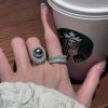 ☑️TIFFANY&Co. 半满钻方钻戒指