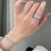 ☑️TIFFANY&Co. 半满钻方钻戒指