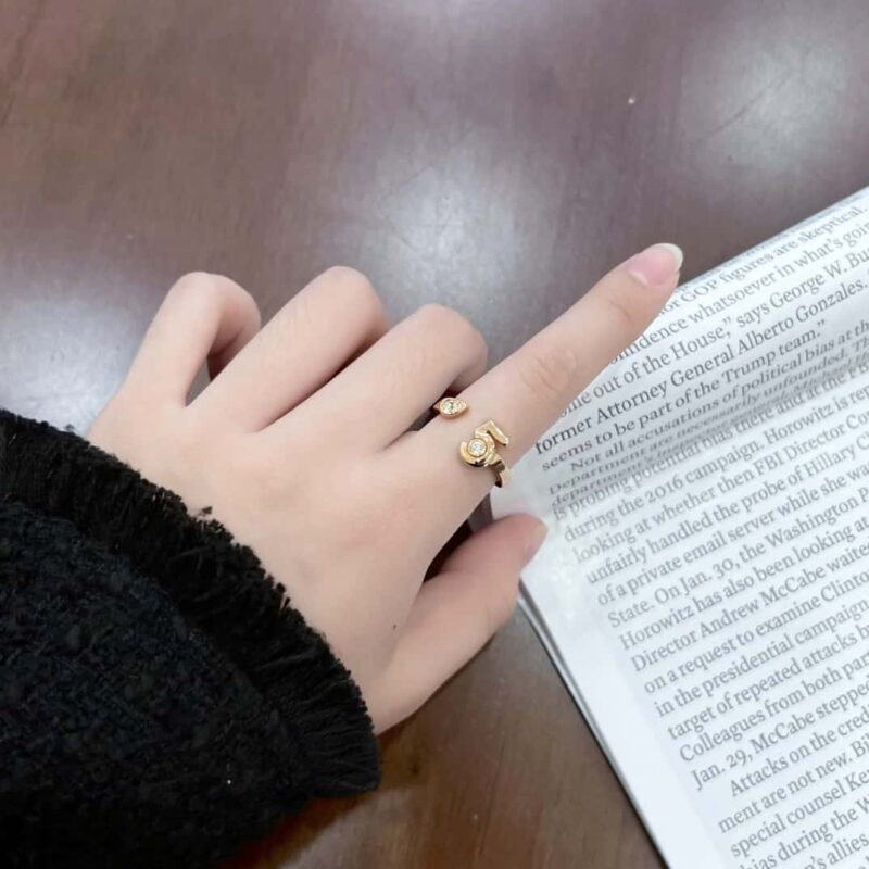 ☀️☑️ 香奈儿COCO系列5字戒指 ☀️ - Image 8
