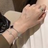 CNC版本 ☀️Van Cleef &Arpels 梵克雅宝间钻黑玛瑙四叶草五花手链 ☀