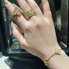 CNC版本 ☀️Van Cleef &Arpels 梵克雅宝间钻镭雕四叶草五花手链 ☀