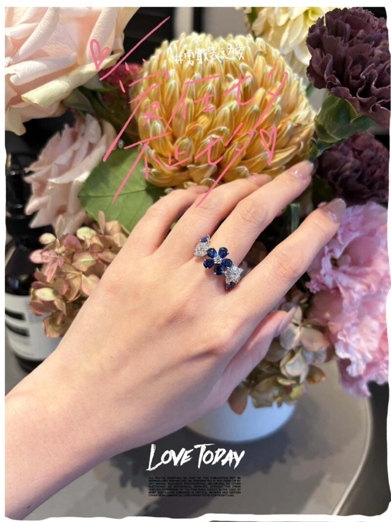 ☀️Van Cleef &Arpels 仲夏夜之梦梵克雅宝Folie des Pres 戒指 ☀️ - Image 15