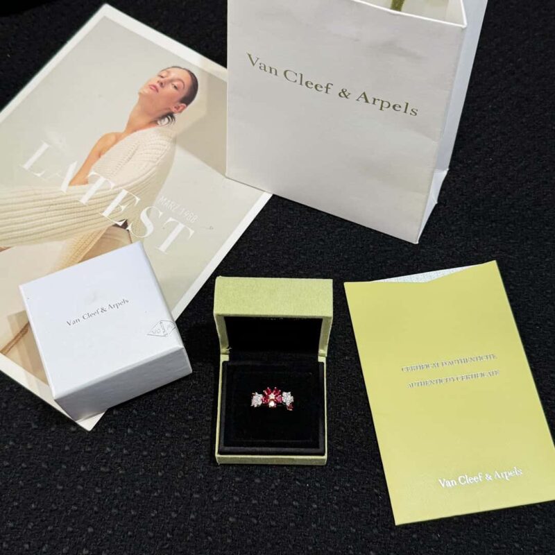 ☀️Van Cleef &Arpels 仲夏夜之梦梵克雅宝Folie des Pres 戒指 ☀️ - Image 22